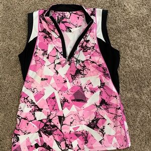 Tail sleeveless golf shirt